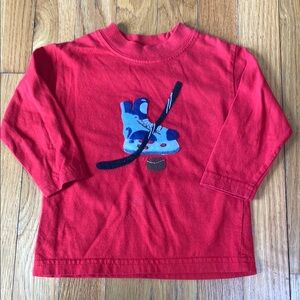 Baby Luigi Red Hockey Shirt